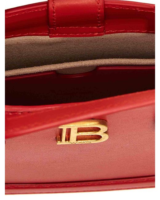 Balmain Red B-Buzz Small Handbag