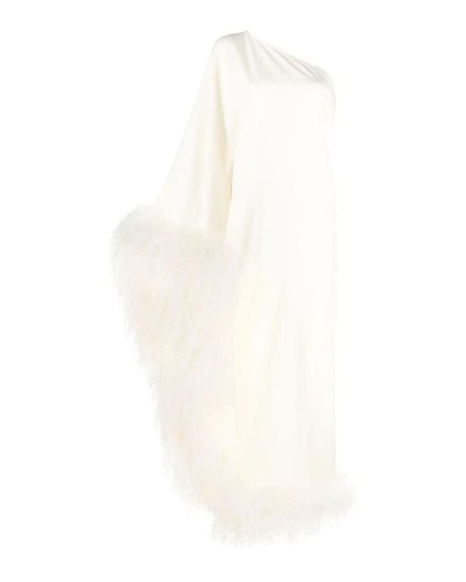 ‎Taller Marmo White Crepe Maxi Dress