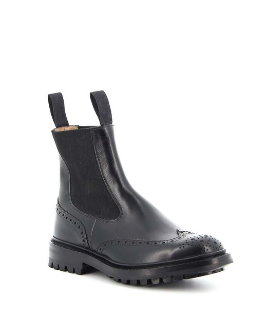 Tricker's Black Chelsea Boot for men