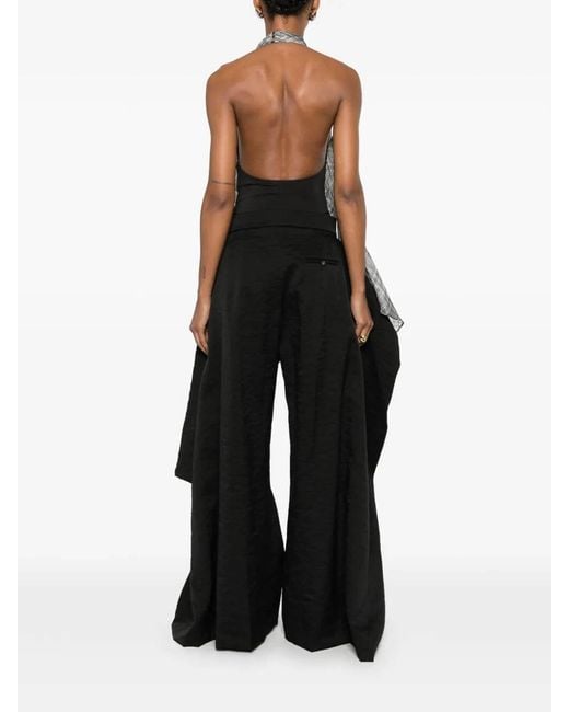 Coperni Gray Draped Sarouel Top
