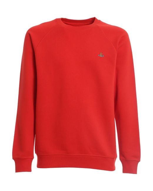 Vivienne Westwood Raglan Sweatshirt in Red for Men Lyst