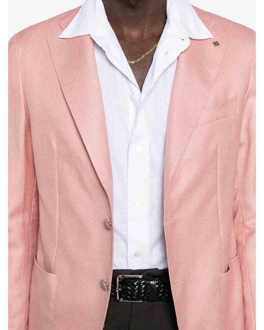Tagliatore Pink 'Vesuvio' Jacket for men