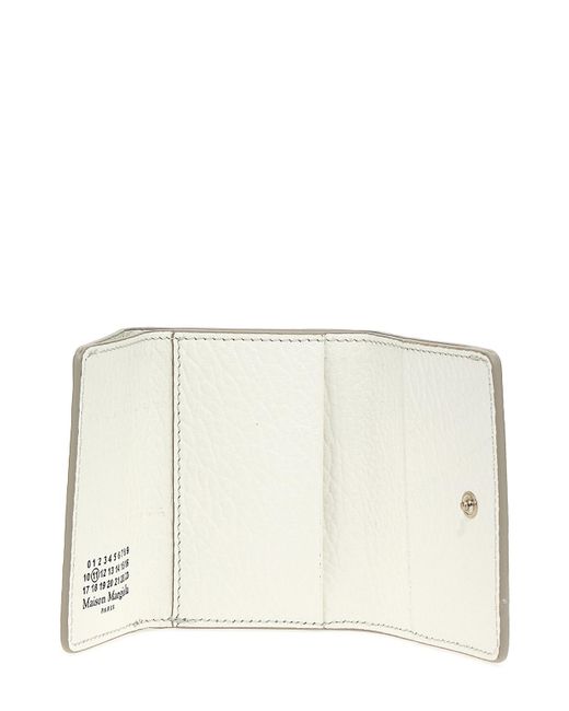 Maison Margiela White Stitching Wallet for men