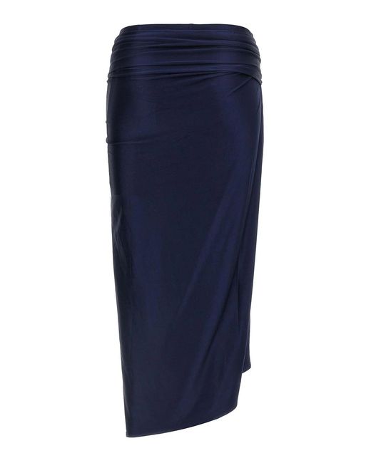 Rabanne Blue Piercing Skirt