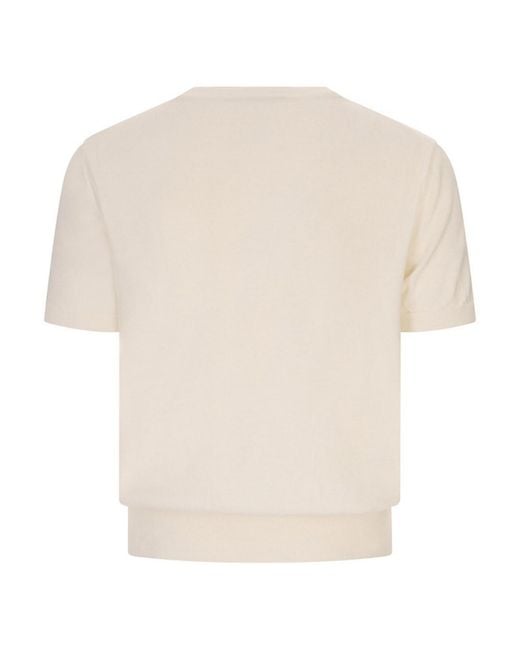 Canali White Knt for men