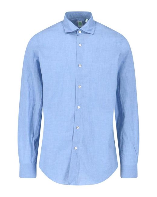 Finamore 1925 Blue Shirt for men
