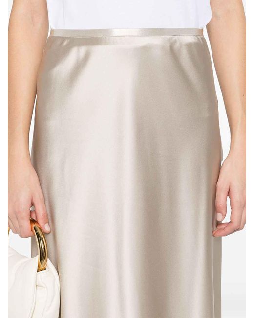 Max Mara White Midi Skirt