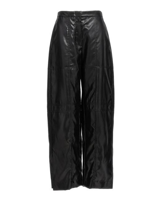 Jil Sander Black Coated Pants