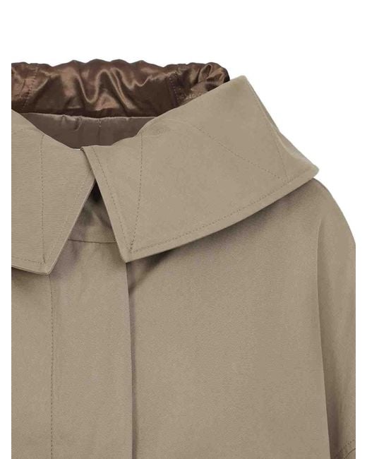 Dries Van Noten Brown Villas Oversized Twill Bomber Jacket