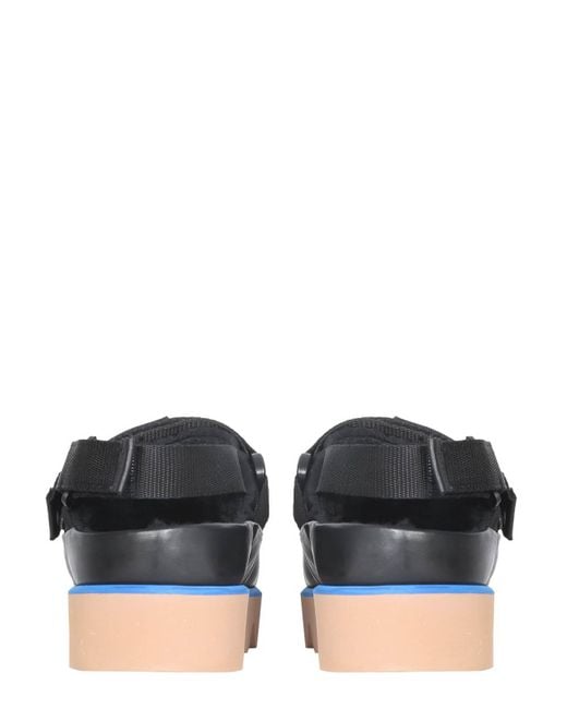 MSGM Black Puffed Sandals