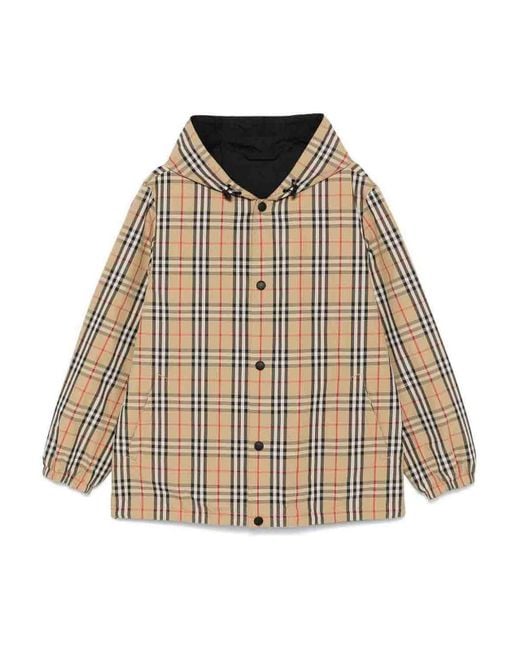 Burberry Natural Check Nylon Reversible Jacket for men