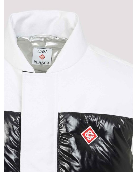 Casablanca White Down Vest for men