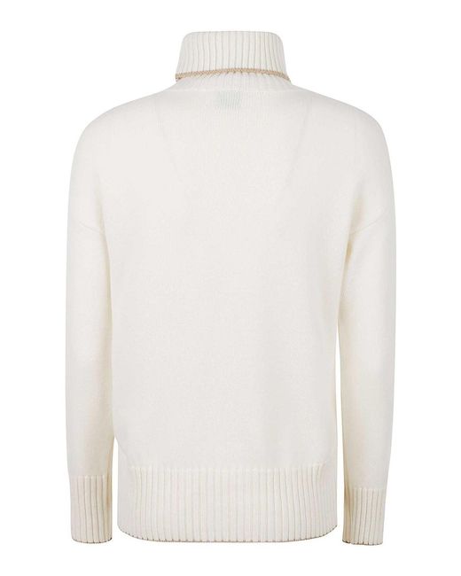 Eleventy White Sweater