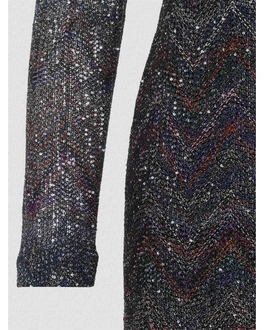Missoni Gray Caperdoni Mini Dress