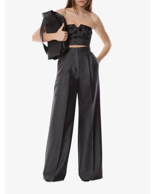 Alberta Ferretti Black Trousers