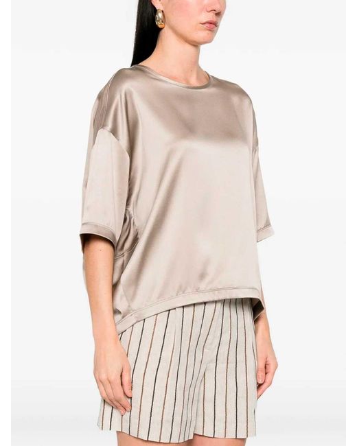 Brunello Cucinelli Natural Blouse