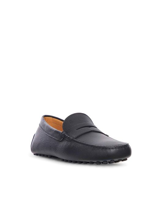 Tod's Gray City Gommino Leather Moccasin for men