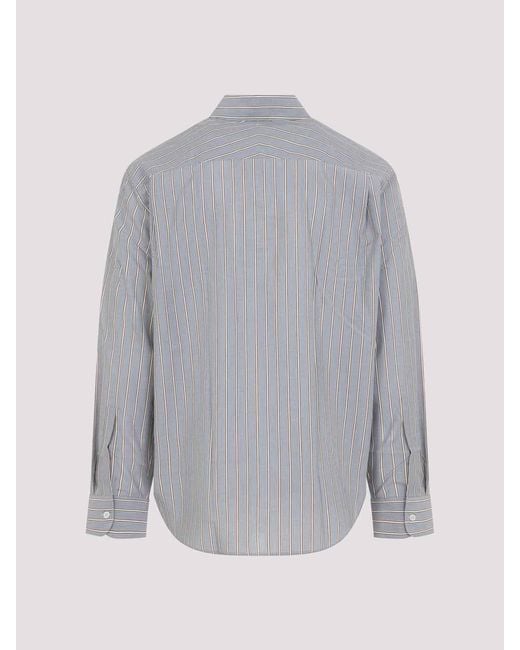 Studio Nicholson Gray View Boxy Oversized Shirt for men