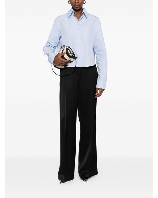 Sportmax White Cotton Blend Shirt