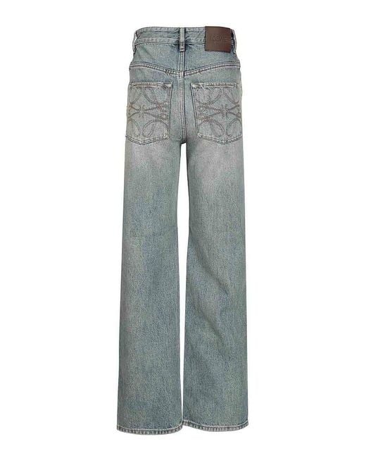Loewe Gray Denim Jeans
