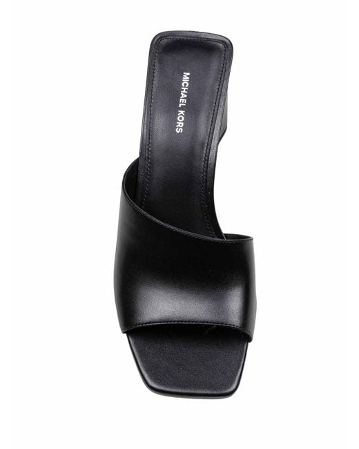 Michael Kors Black Sabot Merriam Wedge