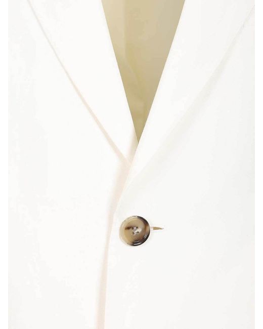 AMI Natural Single-Breasted Jacket for men