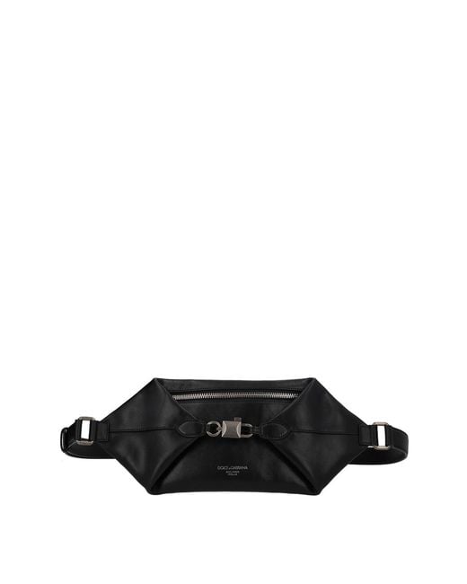 Dolce & Gabbana Black Pouch Lock for men