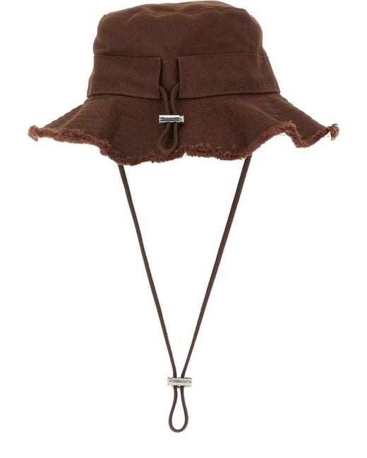 Jacquemus Brown Artichaut Hat