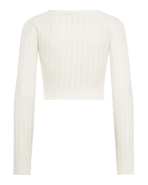 Max Mara White Sweater