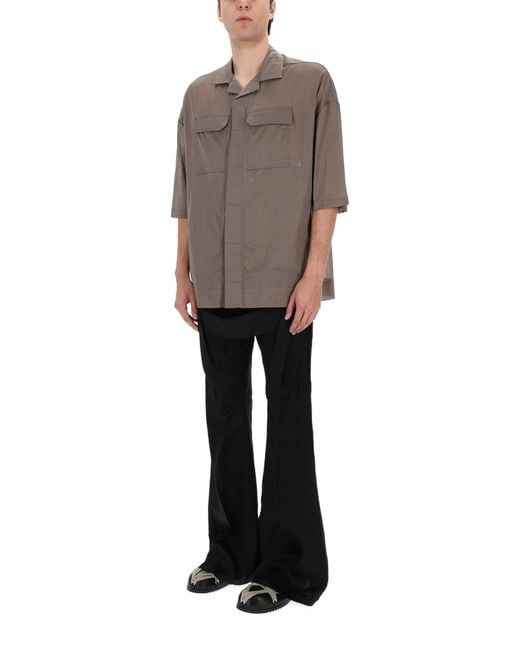 Rick Owens Gray Magnum Tommy Shirt for men