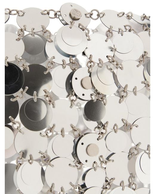 Rabanne White Sequin Top