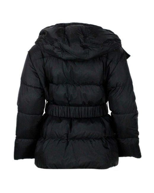 Ermanno Scervino Black Coats Poliestere
