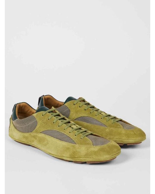 Paul Smith Green Marini Suede Sneakers for men