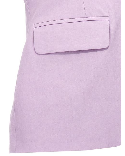 OMBRA MILANO Purple N4 Blazer Jacket
