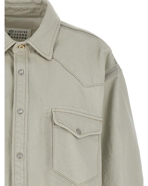 Maison Margiela Gray Padded Overshirt