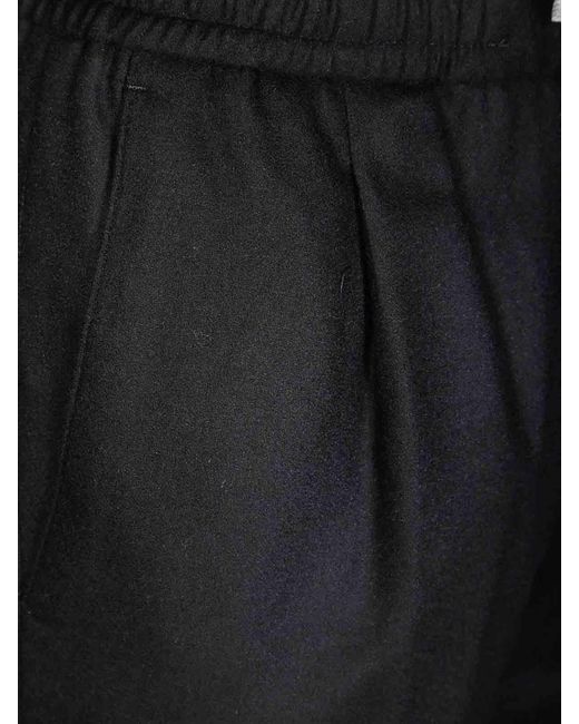 PT Torino Black Pantalone Soft Cargo Jogg for men