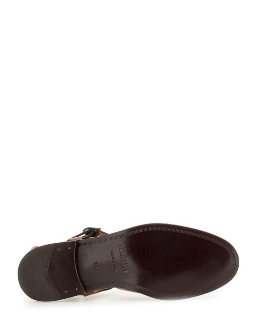 Hereu Brown Sandal Peach