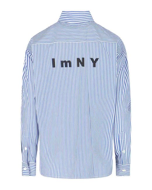 Sibel Saral Blue Striped Shirt