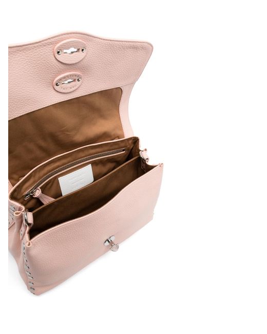 Zanellato Pink Postina S Daily Leather Handbag