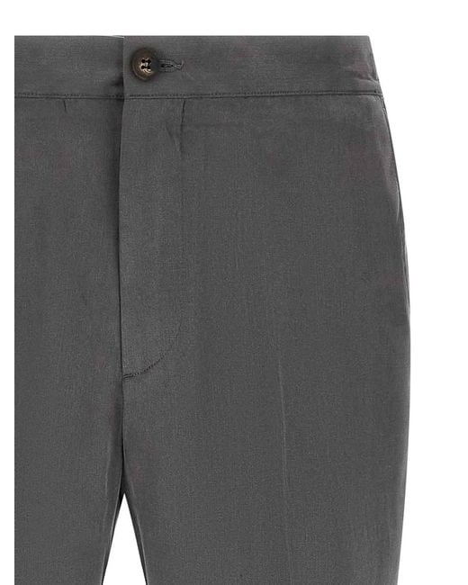 Pal Zileri Gray Effortless Capsule Pants for men
