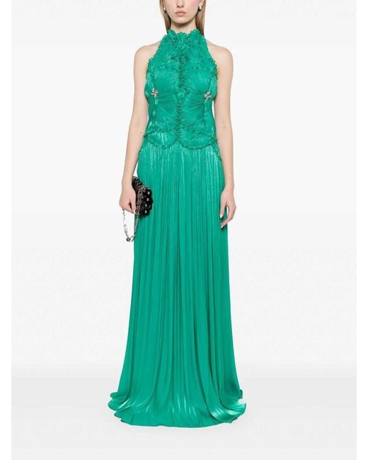 Costarellos Green Midi Dress