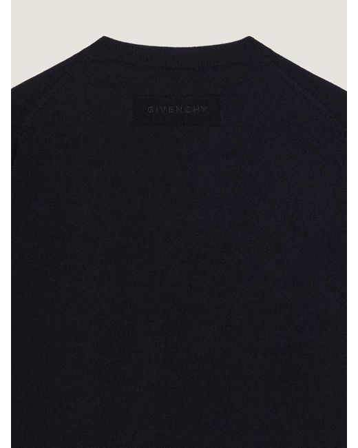 Givenchy Blue Crewneck Sweater