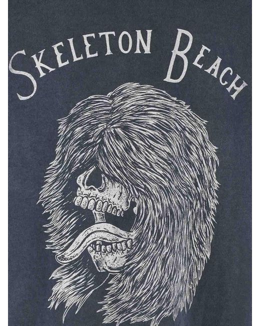 GALLERY DEPT. Blue Skeleton Beach T-Shirt for men