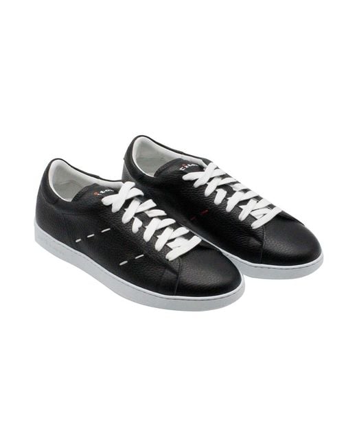 Kiton Black Sneakers for men
