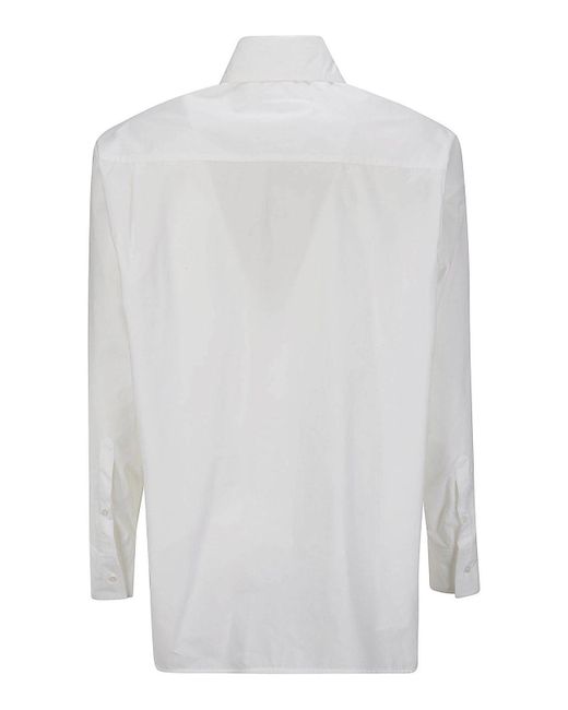 MM6 by Maison Martin Margiela White Shirt With Logo for men