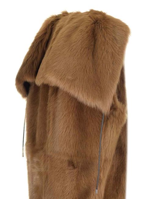 Max Mara Brown Oversized Vest