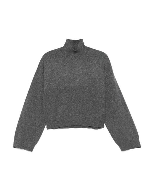 Fabiana Filippi Gray Lam Sweater