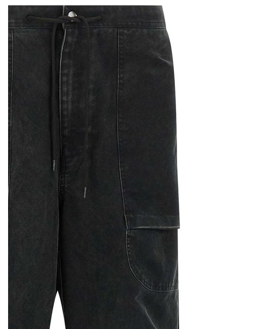 Entire studios Black Barren Cargo Pants for men