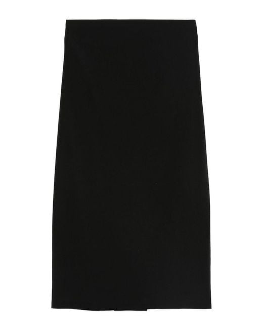 Alberta Ferretti Black Stretch Virg
