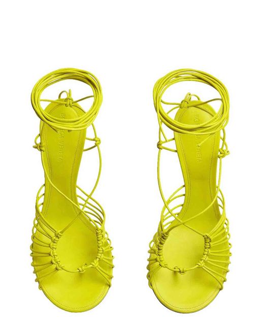 Bottega Veneta Yellow Sandalo Dot